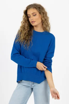 Klara French Blue Knit Jumper