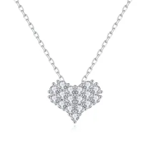 1 CT. Eternal Heart Moissanite Necklace