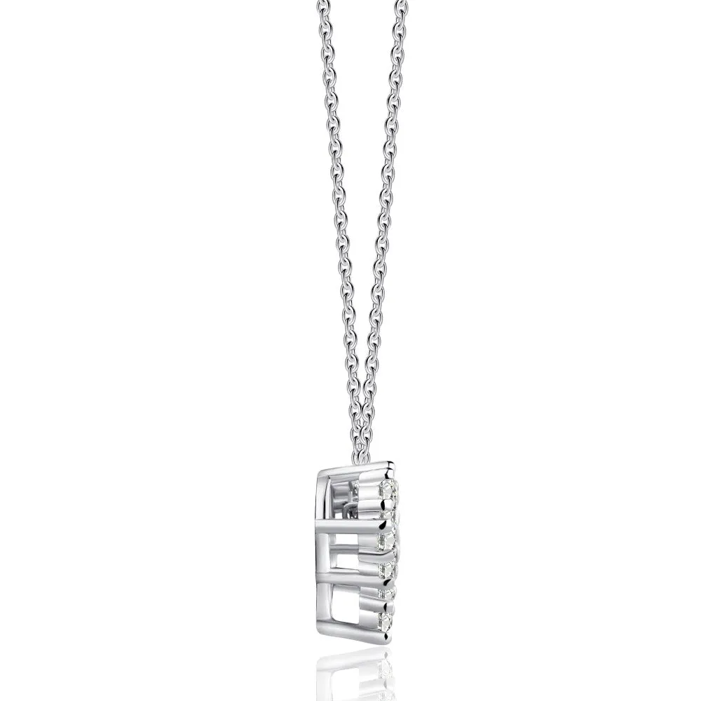 1 CT. Eternal Heart Moissanite Necklace