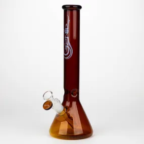 12" color tube glass water bong