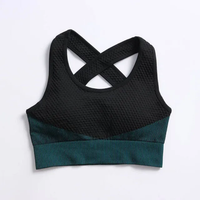 2/3Pcs Seamless Yoga Set Gym Fitness Clothing Women Yoga Suit Sportswear Female