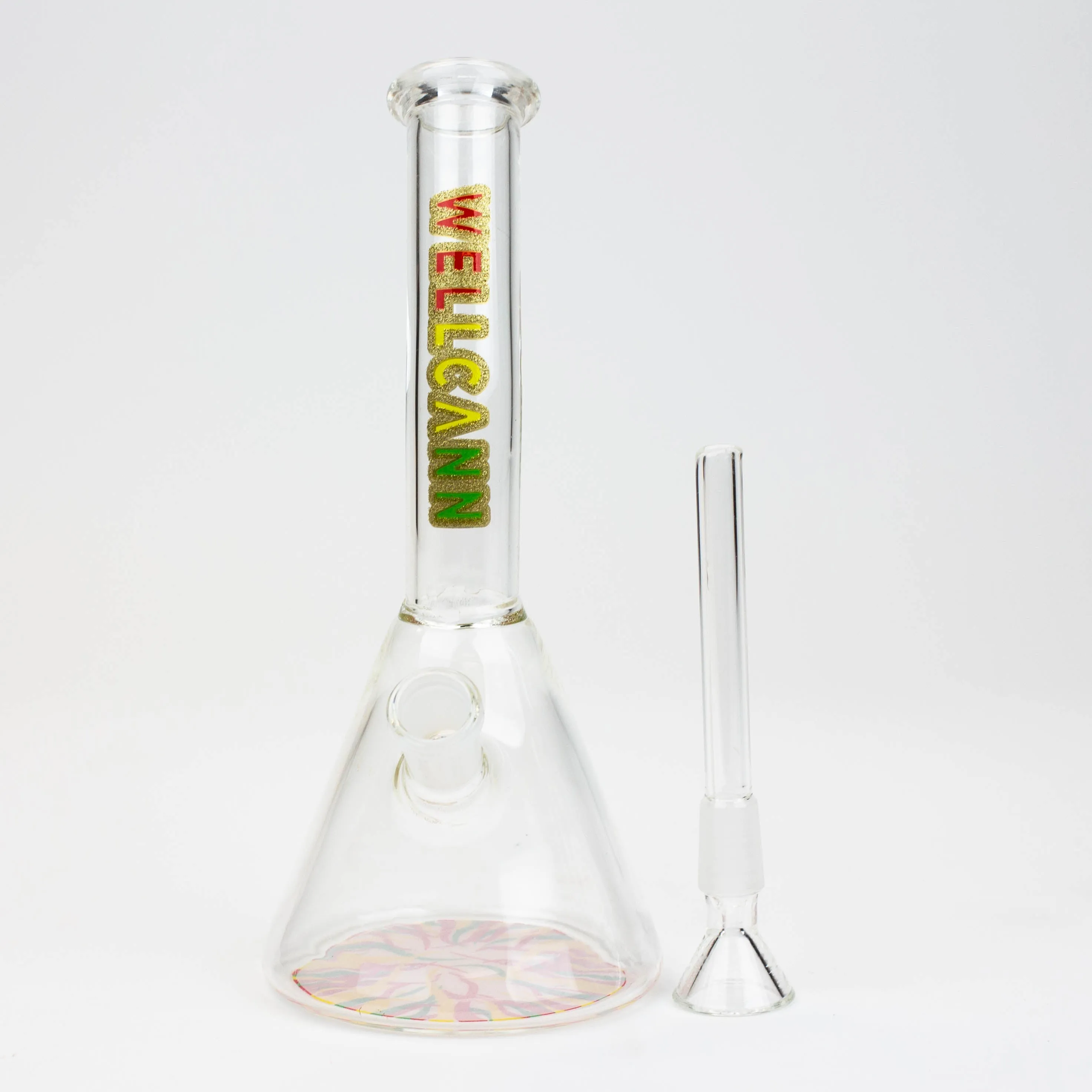 8" Mini Bong Colour Bottom