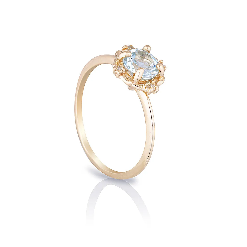 ADRIA II | blue topaz & diamonds