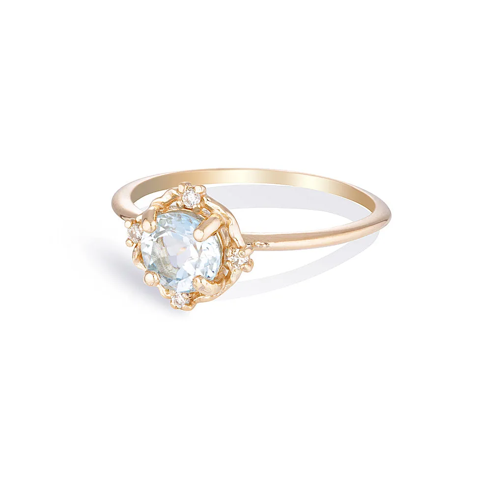 ADRIA II | blue topaz & diamonds