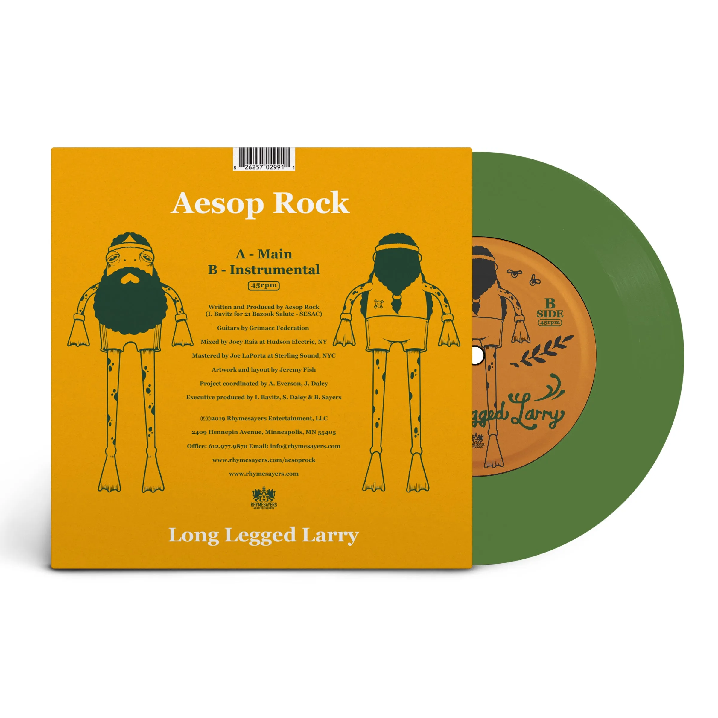 Aesop Rock - Long Legged Larry (7" Vinyl)