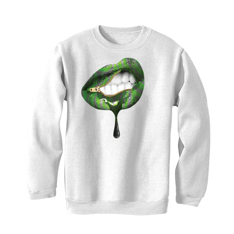 Air Jordan 5 Green Bean White T-Shirt (LIPS UNSEALED)