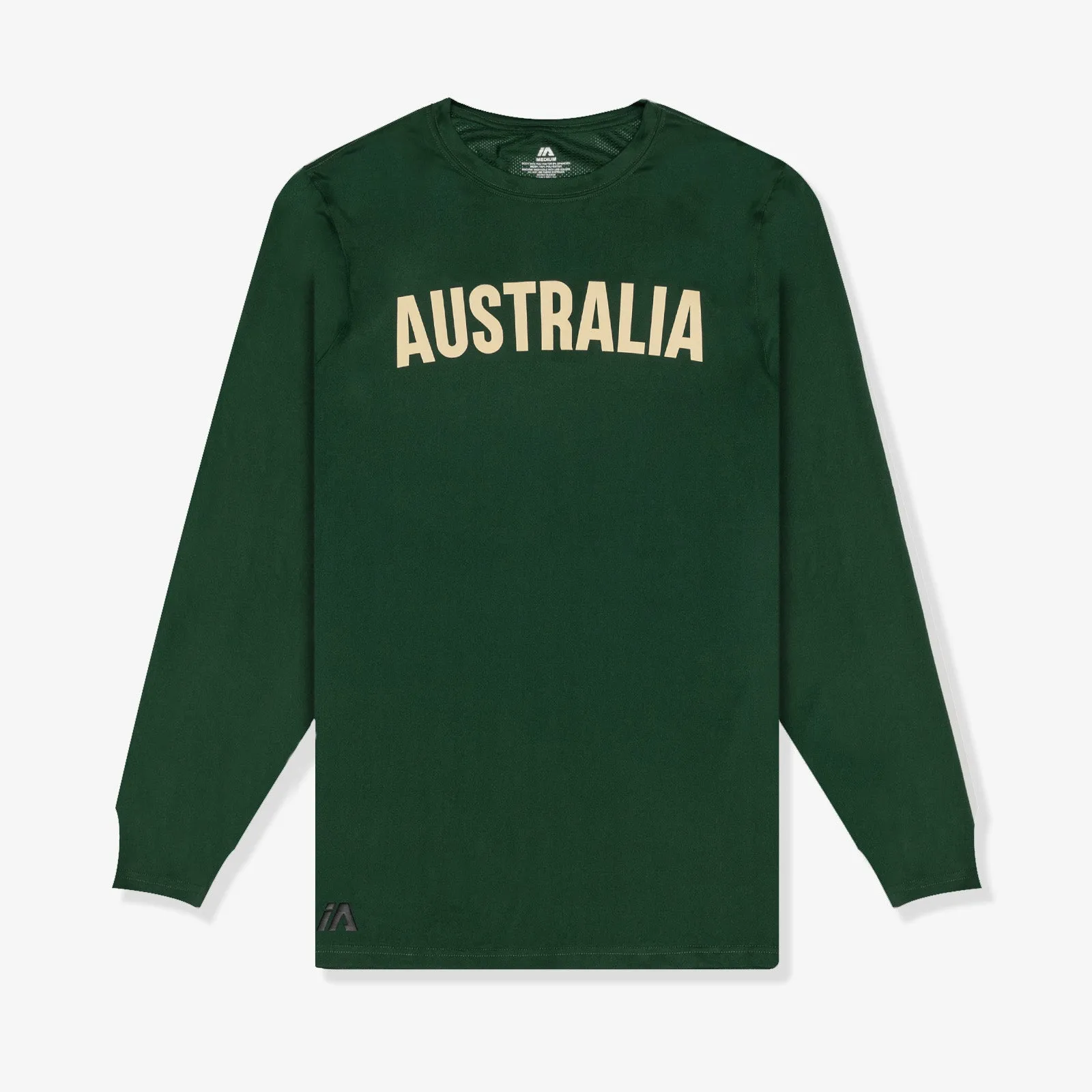 Australian Boomers 2023 FIBA Basketball World Cup iPerform Long Sleeve T-Shirt - Green