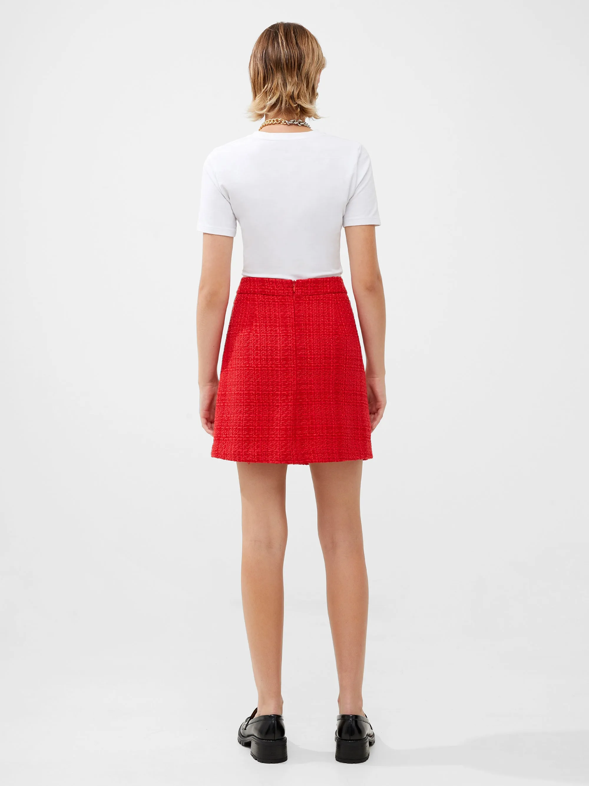 Azzurra Tweed Mini Skirt