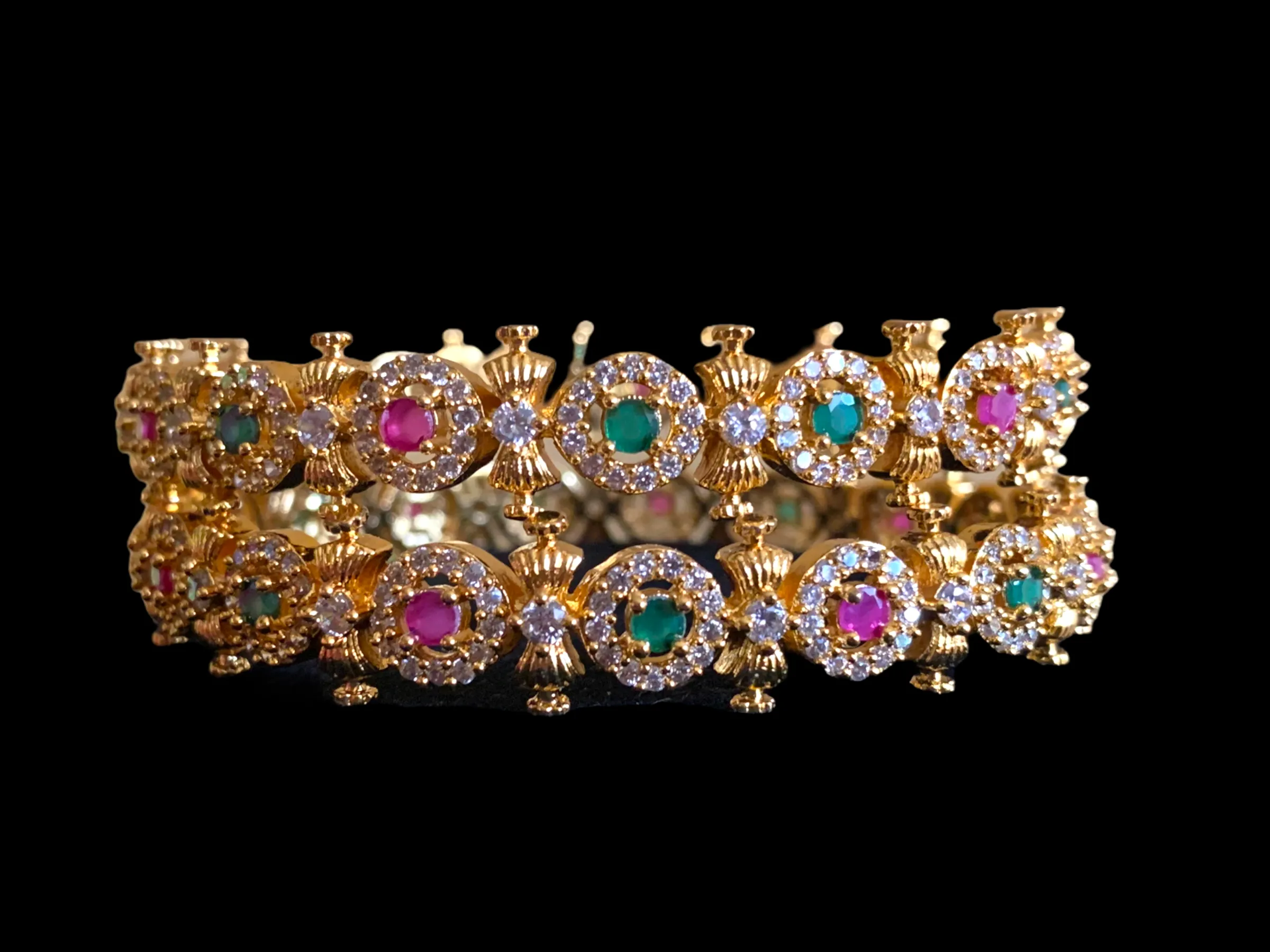 B120 cz bangles - set of 2 ( READY TO SHIP )