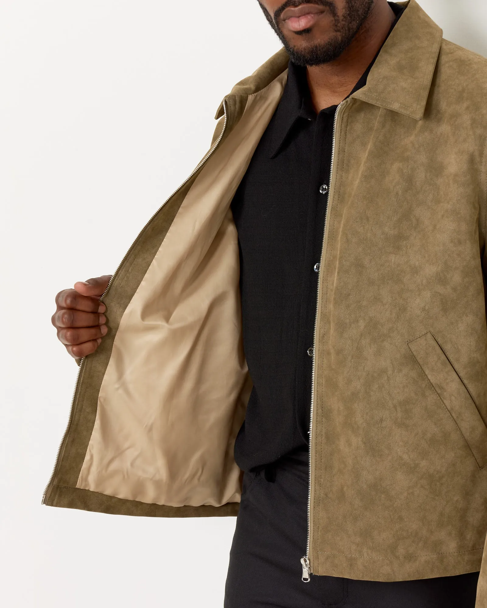 Bardem Jacket in Brushed Moss