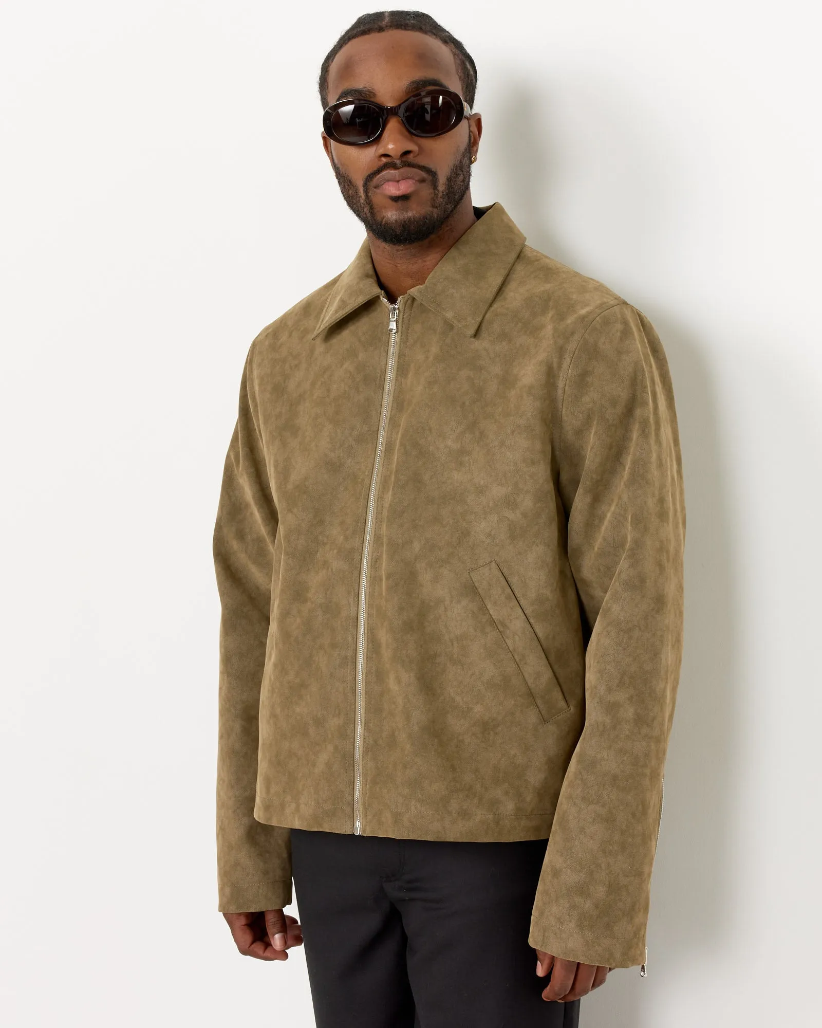 Bardem Jacket in Brushed Moss