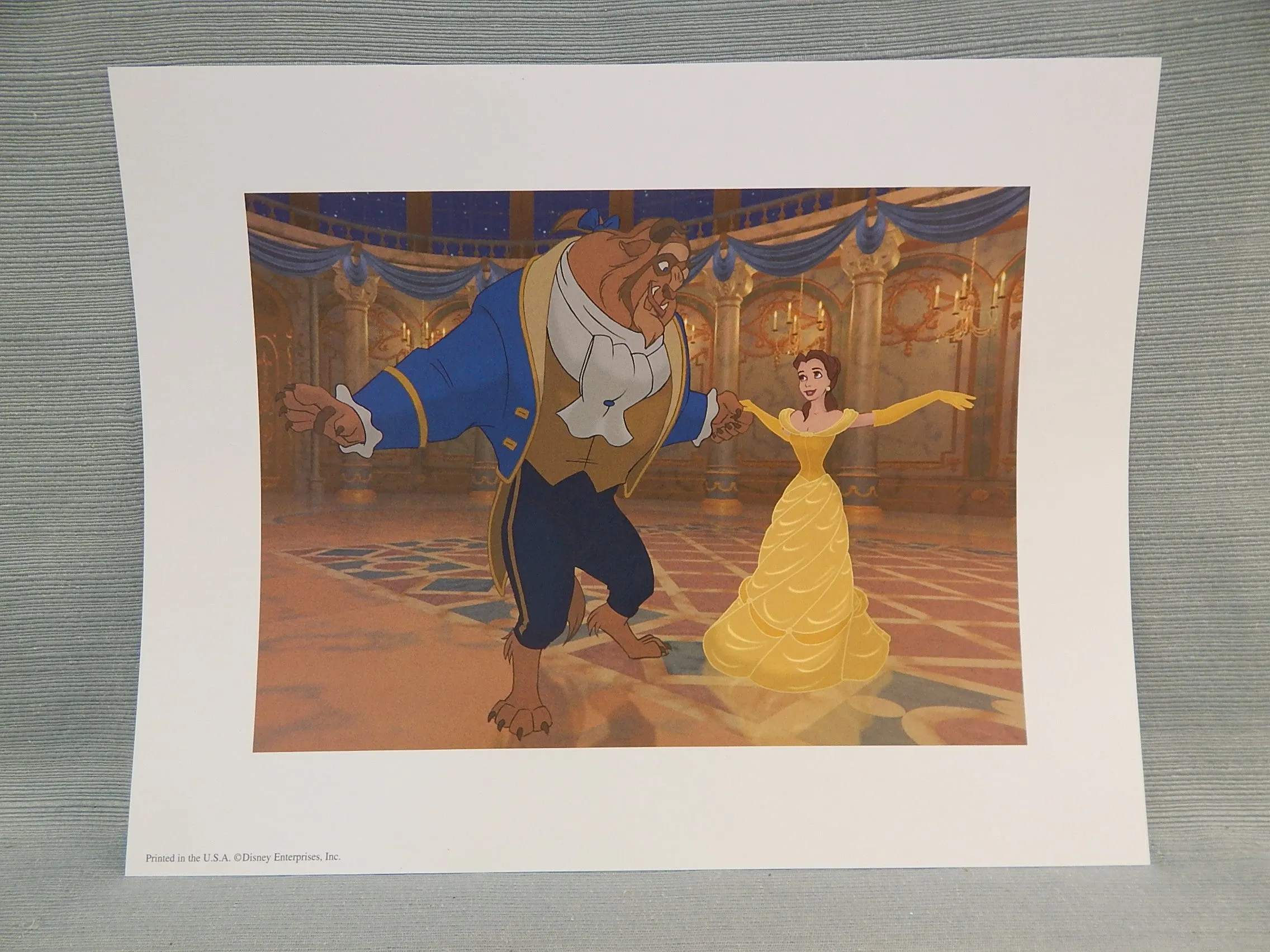 Beauty and the Beast Commemorative Lithographs - Set of 4