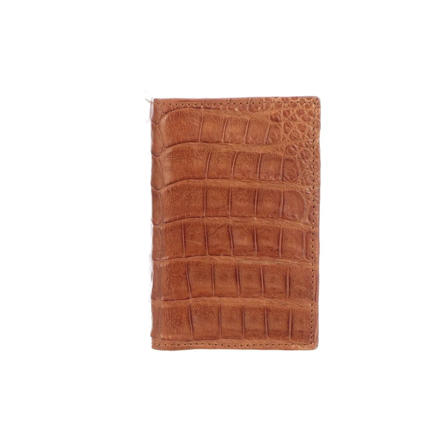 Bifold Wallet – Crocodile ::  Cognac