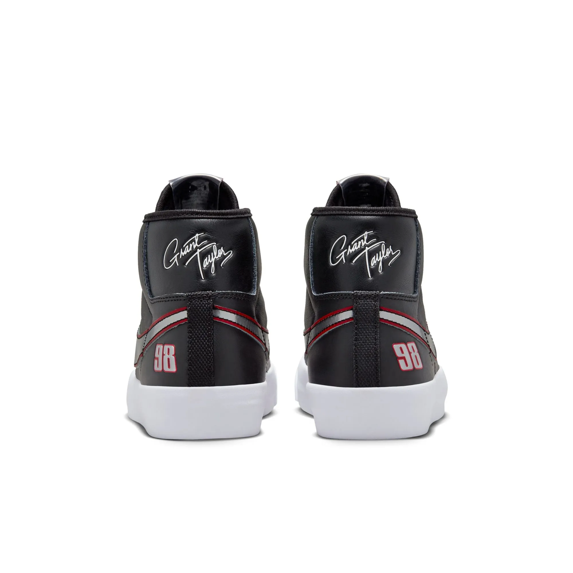 BLAZER MID PRO GT BLACK / METALLIC SILVER / UNIVERSITY RED