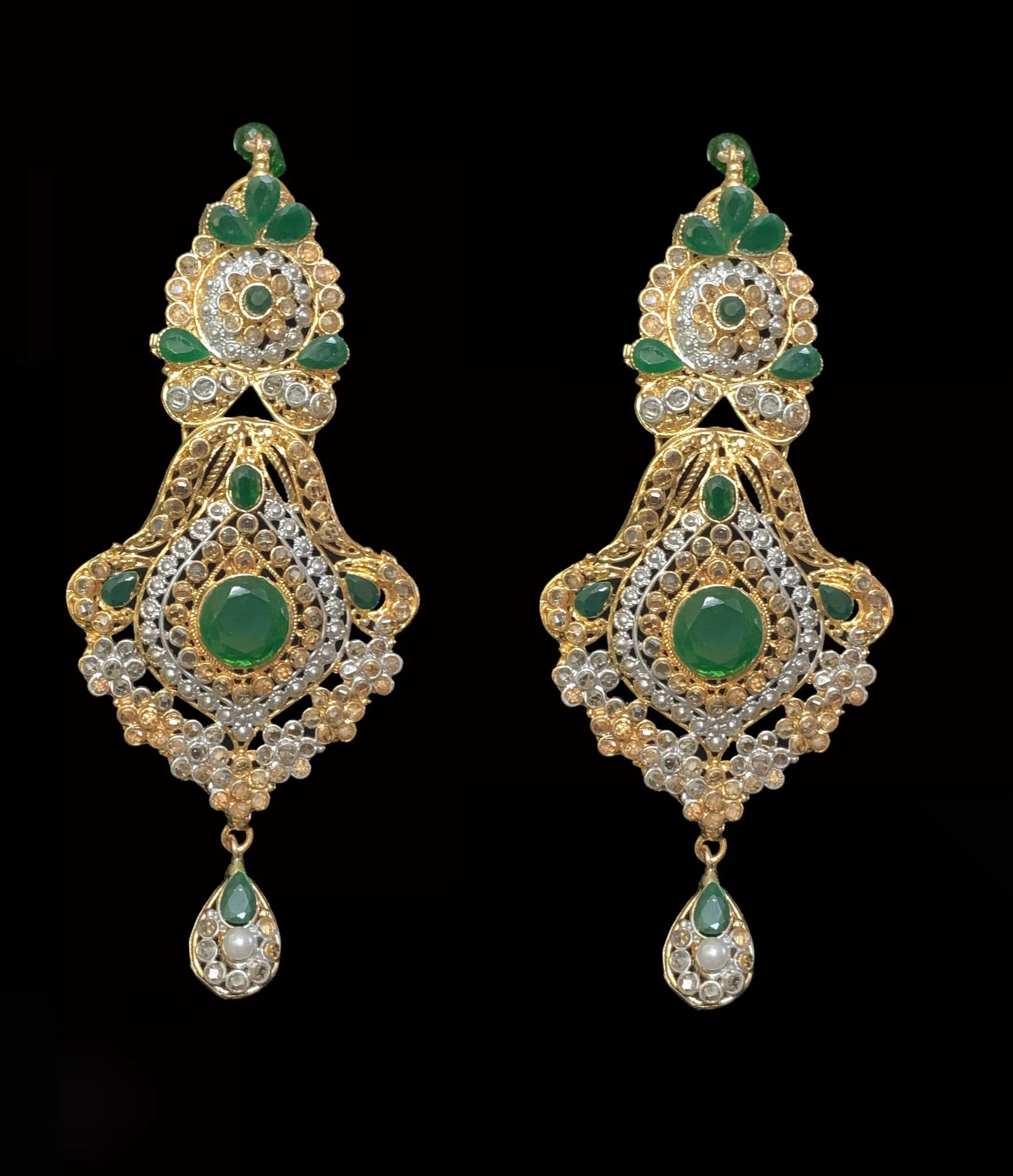 BR23 Miraya  bridal set in green ( READY TO SHIP)