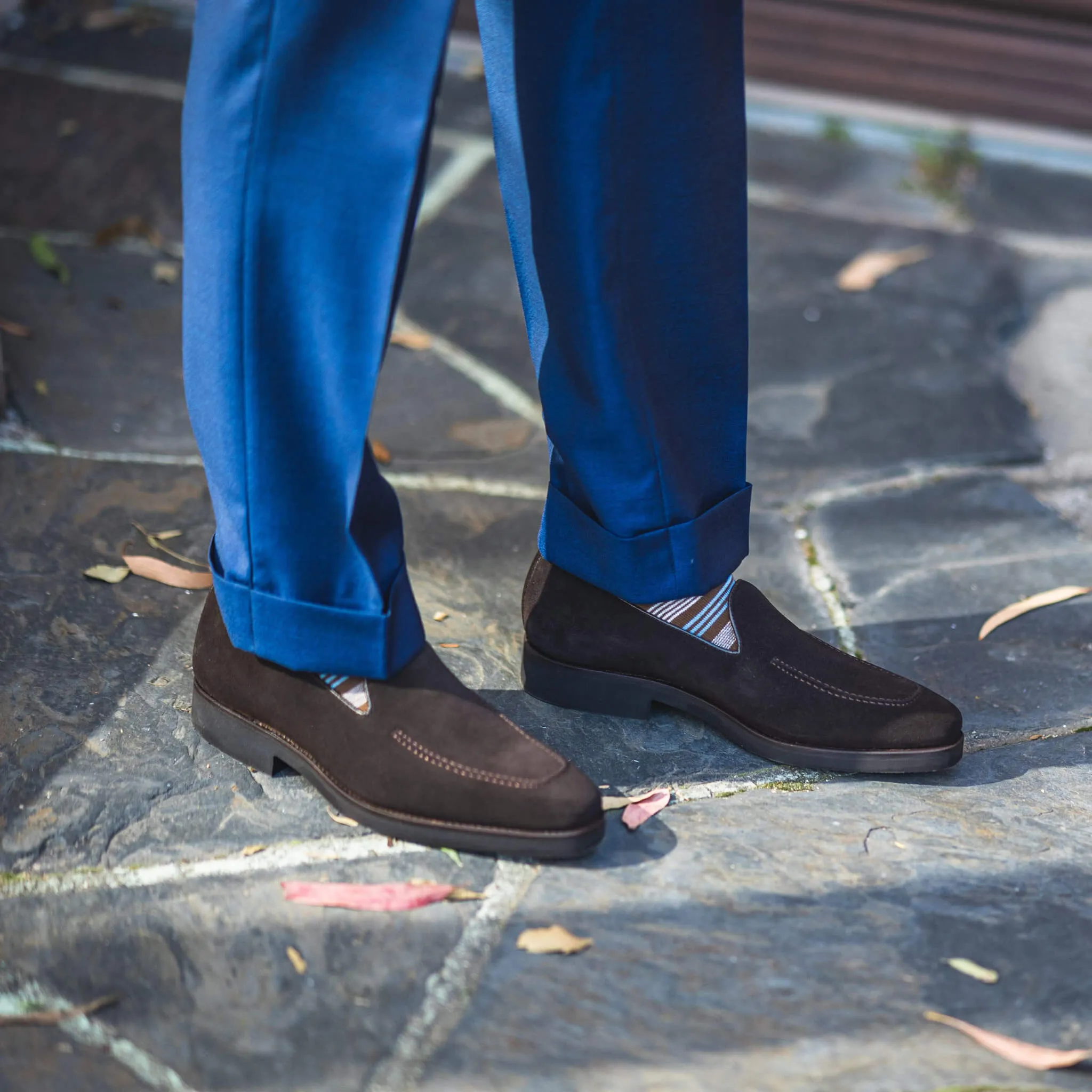 Brown Suede Loafer