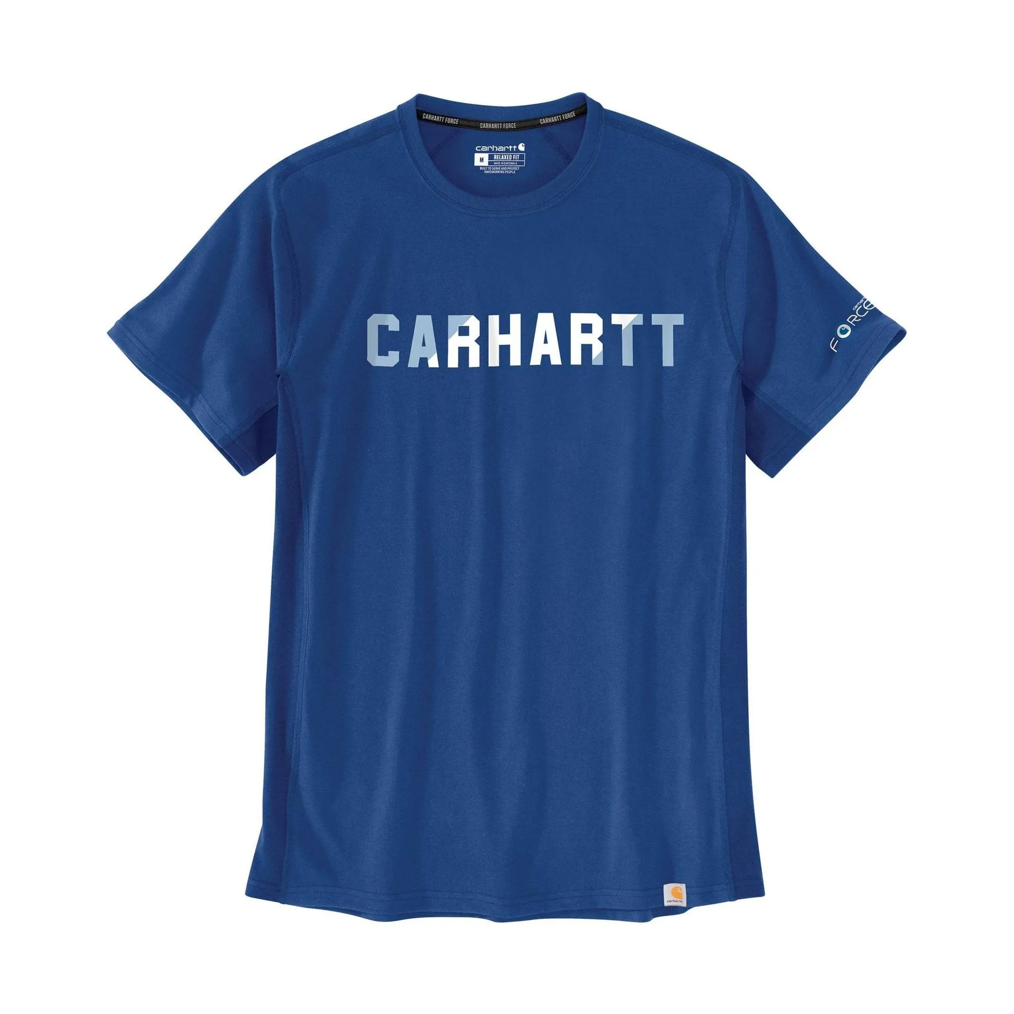 Carhartt Men's Force Relaxed Fit Midweight Short-Sleeve Graphic T-Shirt - Glass Blue