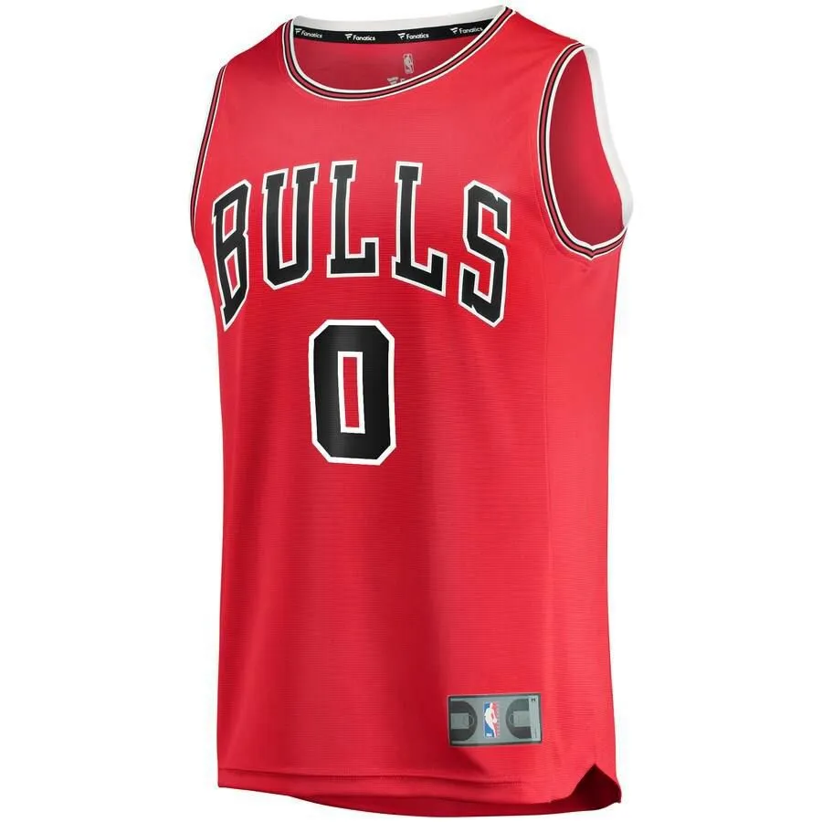 Chicago Bulls Coby White Fanatics Branded Replica Fast Break Icon Jersey Kids - Red | Ireland I4368U1