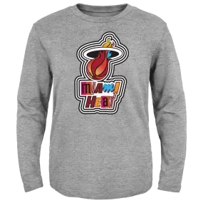 Court Culture Miami Mashup Vol. 2 HEAT Grey Youth Long Sleeve