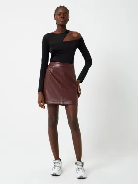 Crolenda PU Mini Skirt