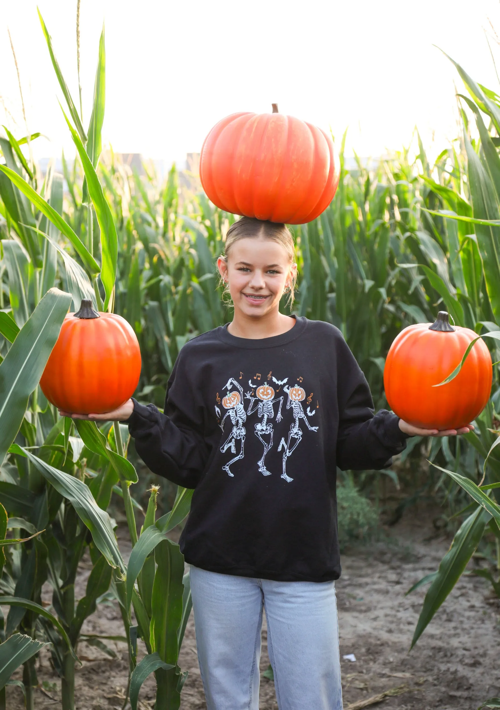 Dancing Pumpkin Crewneck