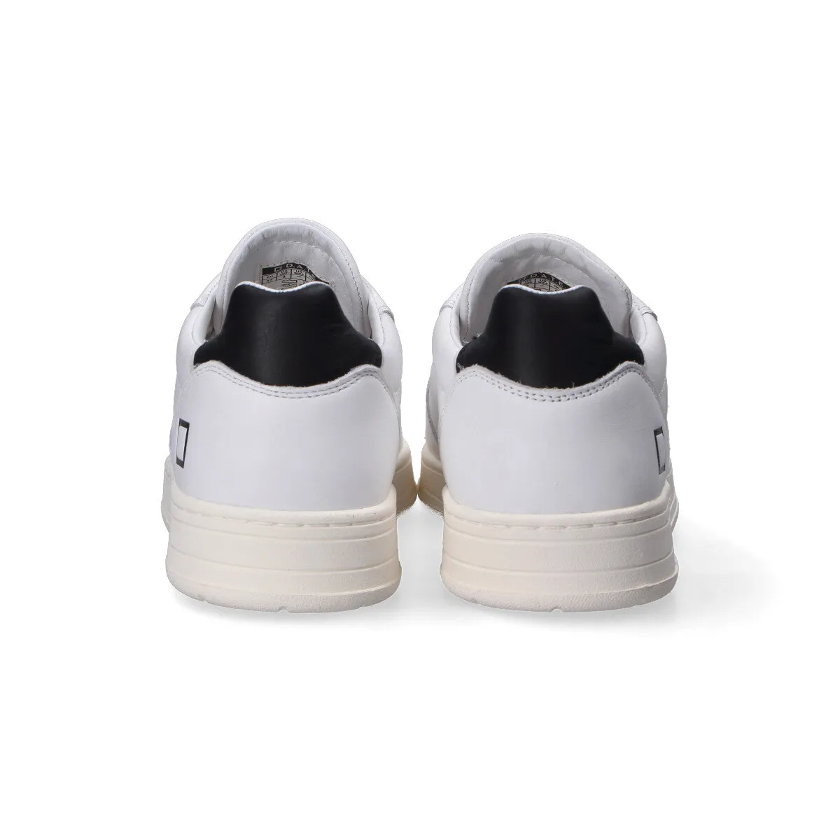 D.A.T.E. sneaker Court calf white black