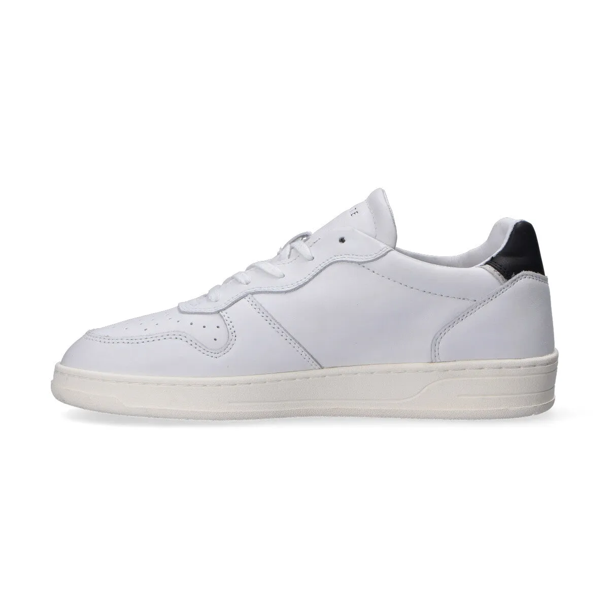 D.A.T.E. sneaker Court calf white black