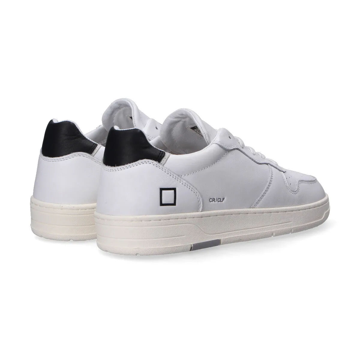 D.A.T.E. sneaker Court calf white black