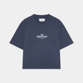 F Psilos Navy Oversized Tee