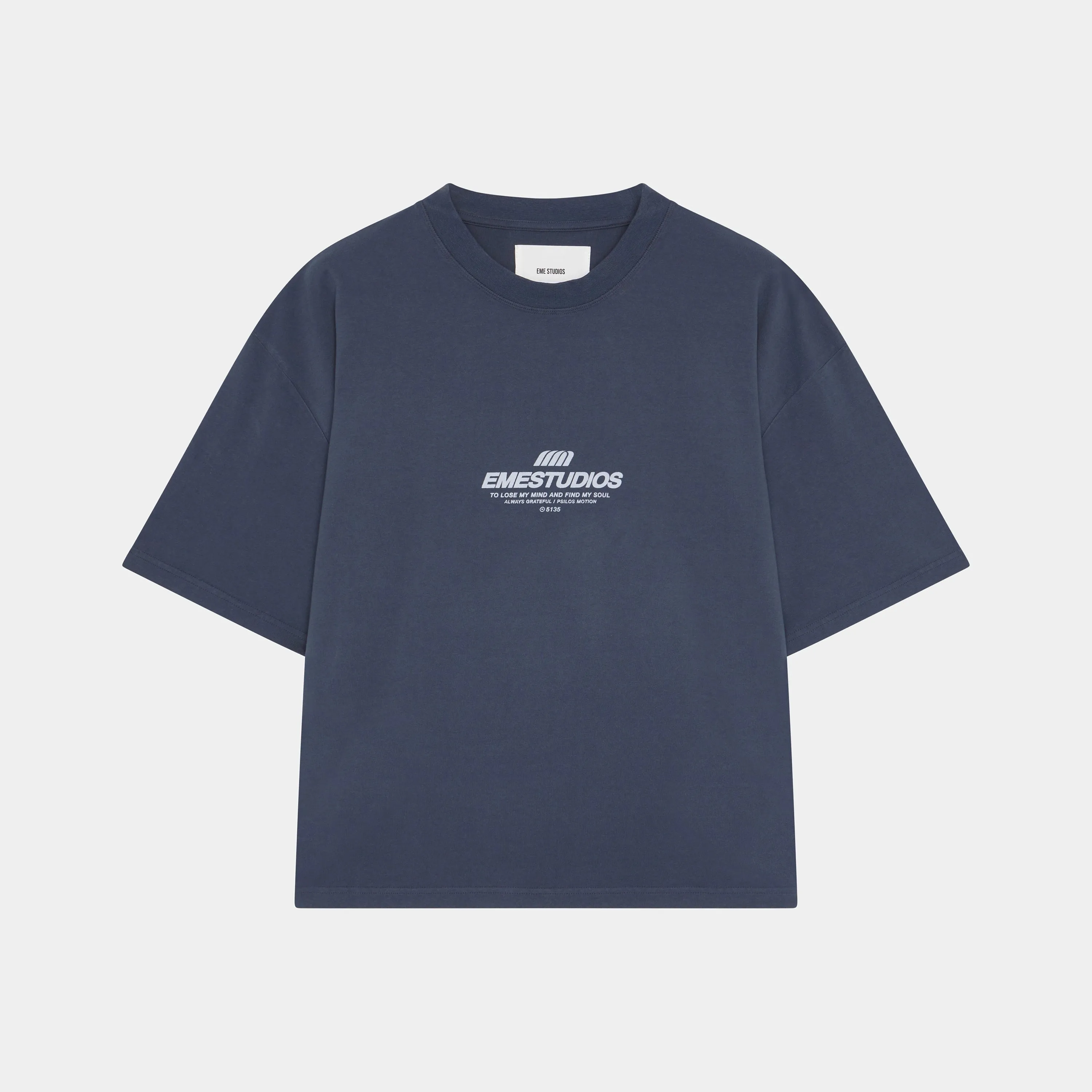 F Psilos Navy Oversized Tee