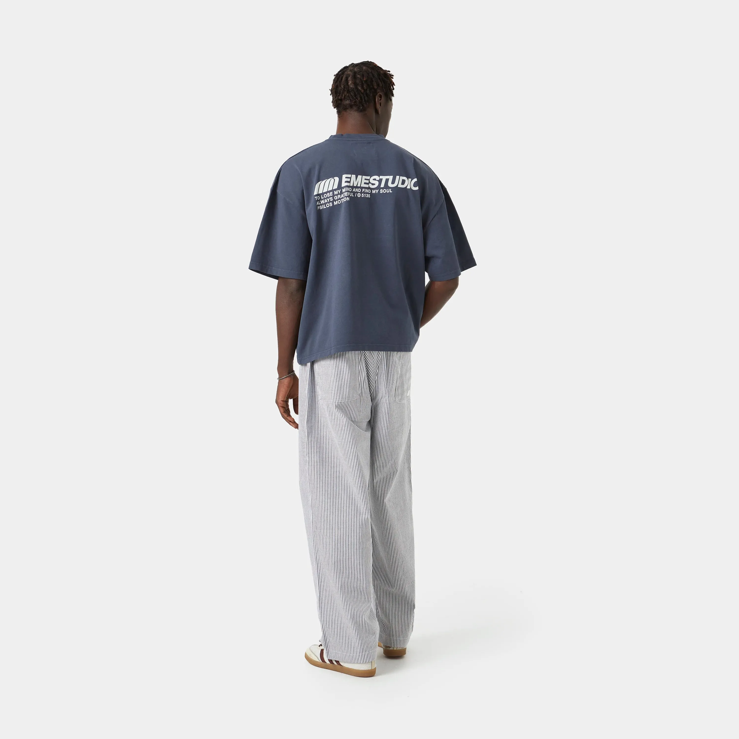 F Psilos Navy Oversized Tee