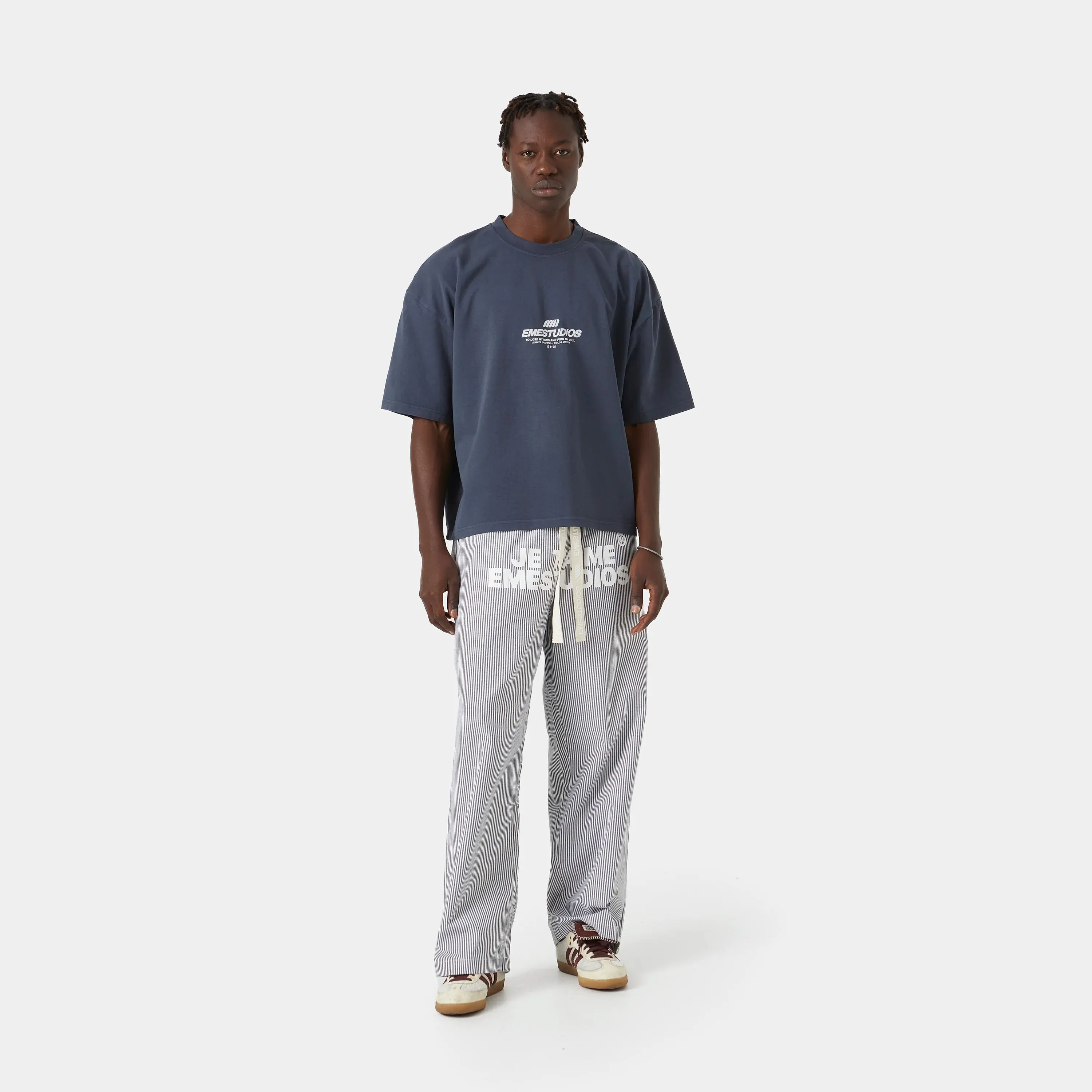 F Psilos Navy Oversized Tee