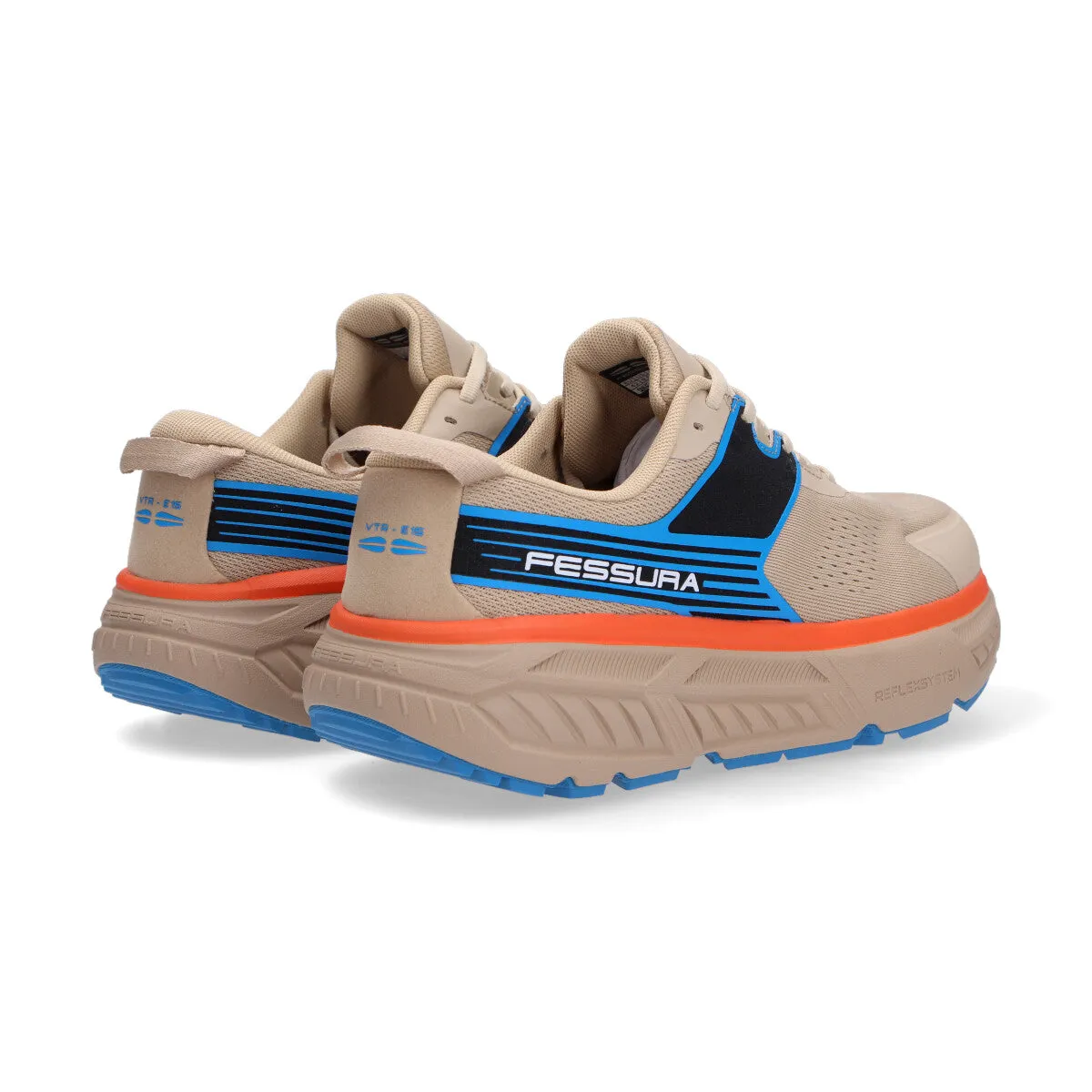 Feessura sneaker VTR-E15 beige blu arancio