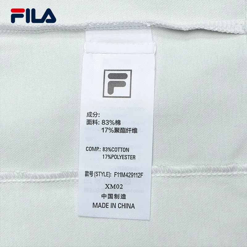 FILA CORE WHITE LINE FILA ORIGINALE Men Short Sleeve T-shirt (Dark Blue / White)