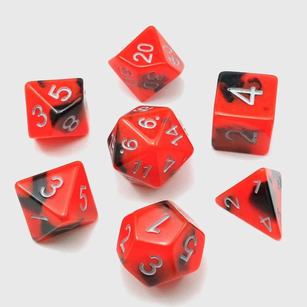 Fire & Ice Glow In The Dark Dice