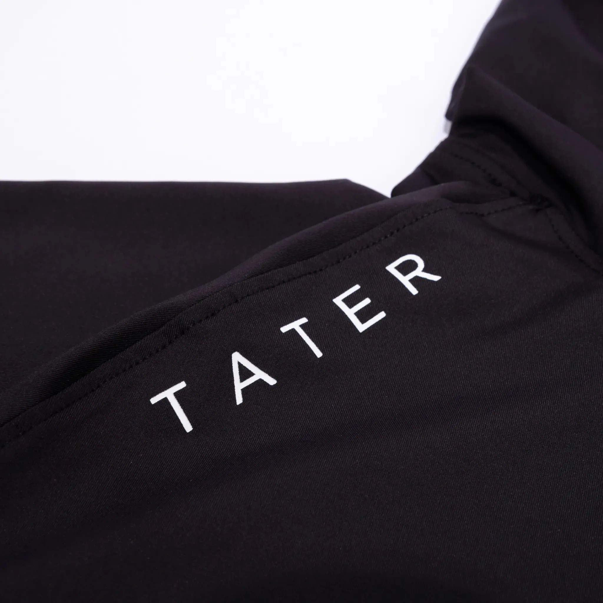 FUNDAMENTALS | 1/4 Zip S/S Hoodie | Black