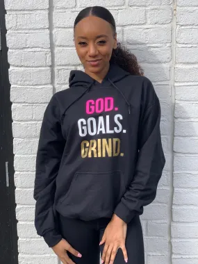 God Goals Grind Hoodie