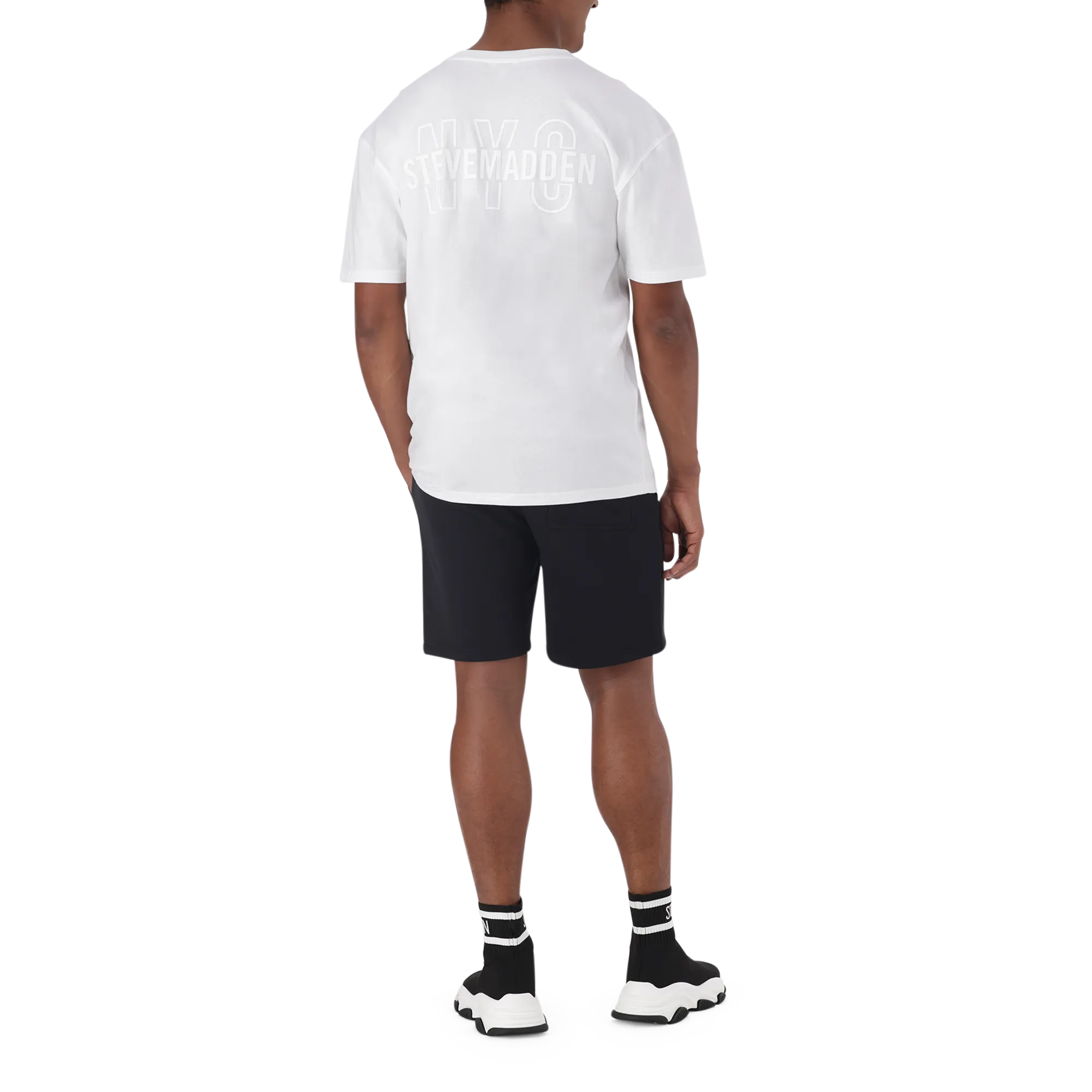 GRAYSON WHITE BOXY LOGO T-SHIRT