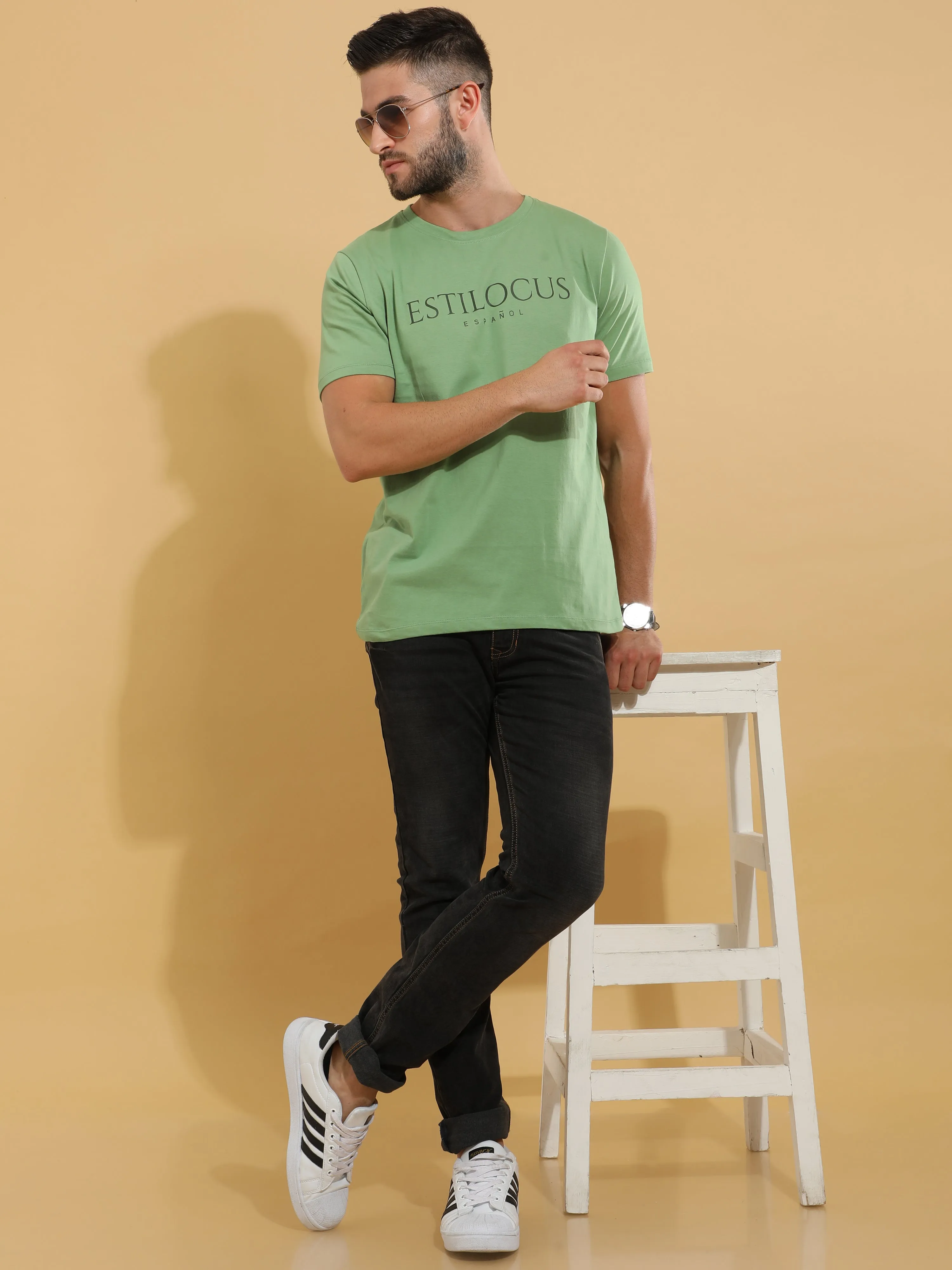 Green Crewneck T-Shirt