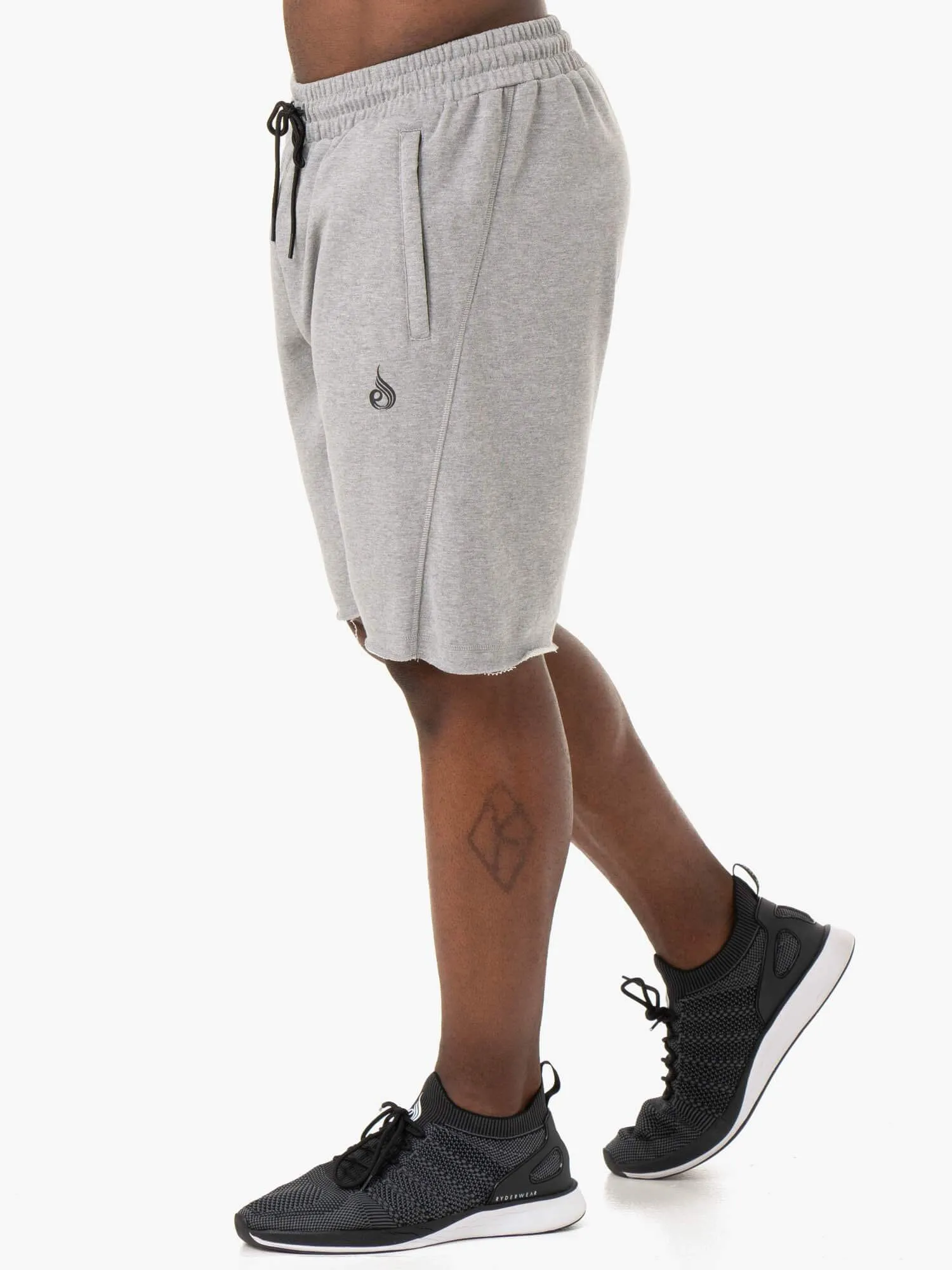 Iron Track Shorts - Grey Marl