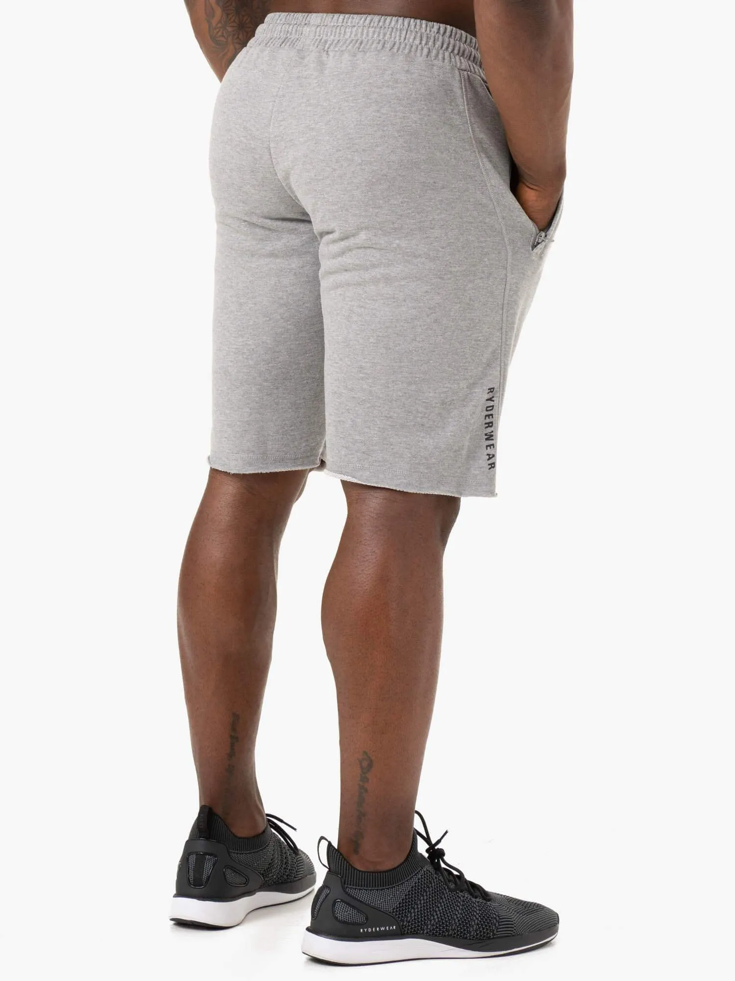 Iron Track Shorts - Grey Marl