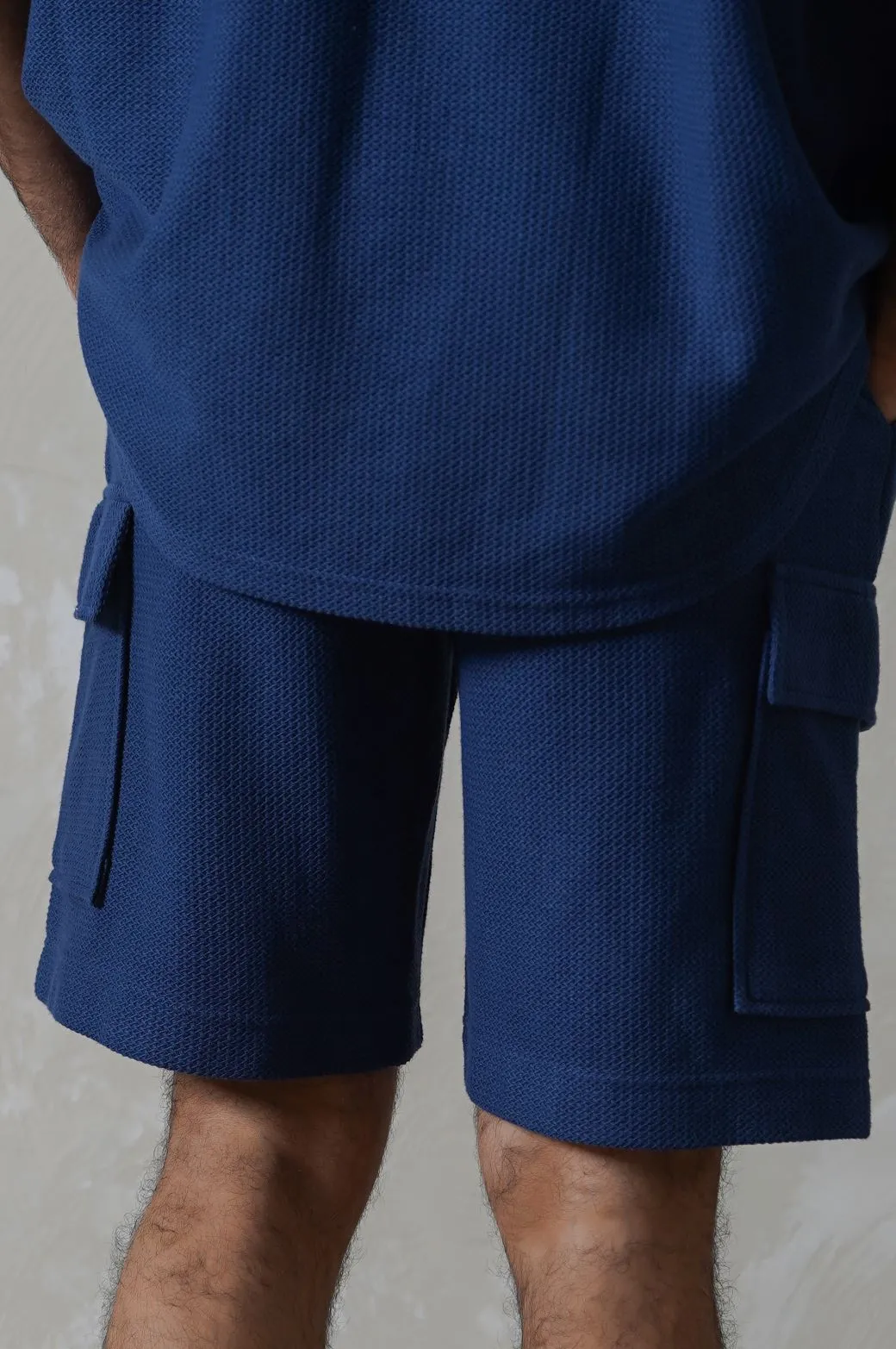 JACQUARD CARGO SHORTS