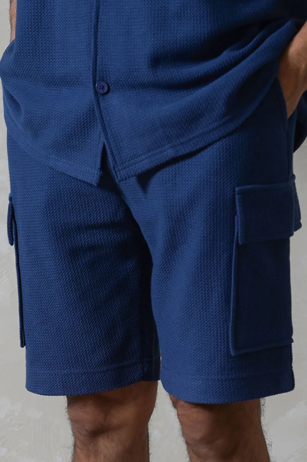 JACQUARD CARGO SHORTS