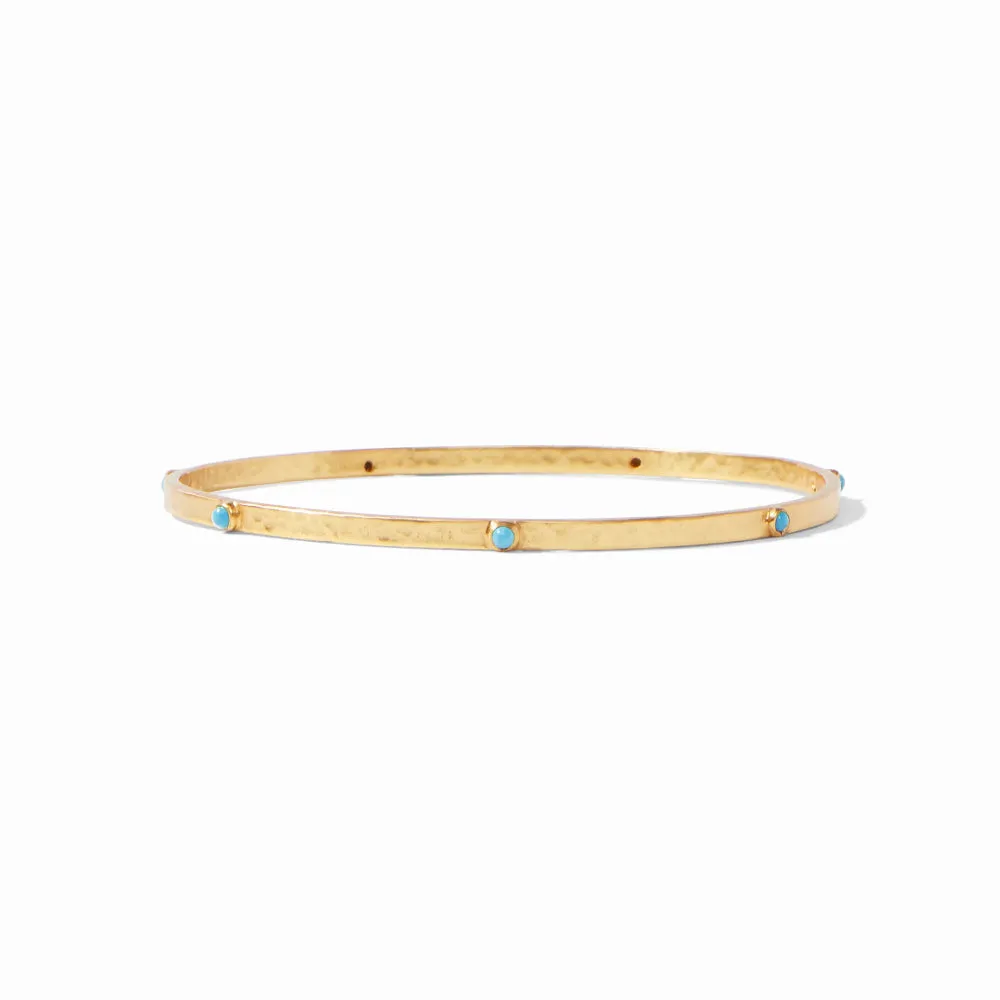 Julie Vos Crescent Stone Bangle