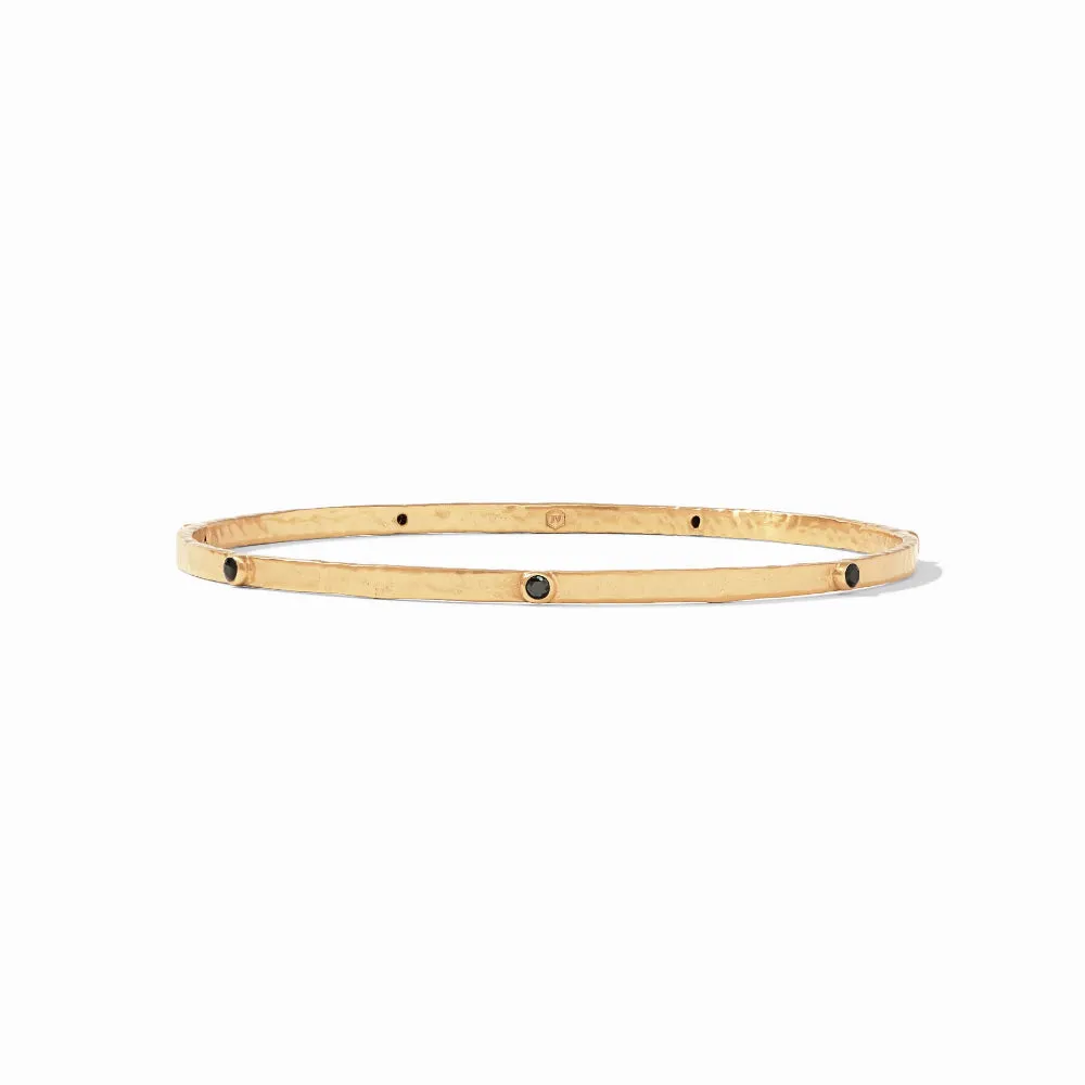 Julie Vos Crescent Stone Bangle