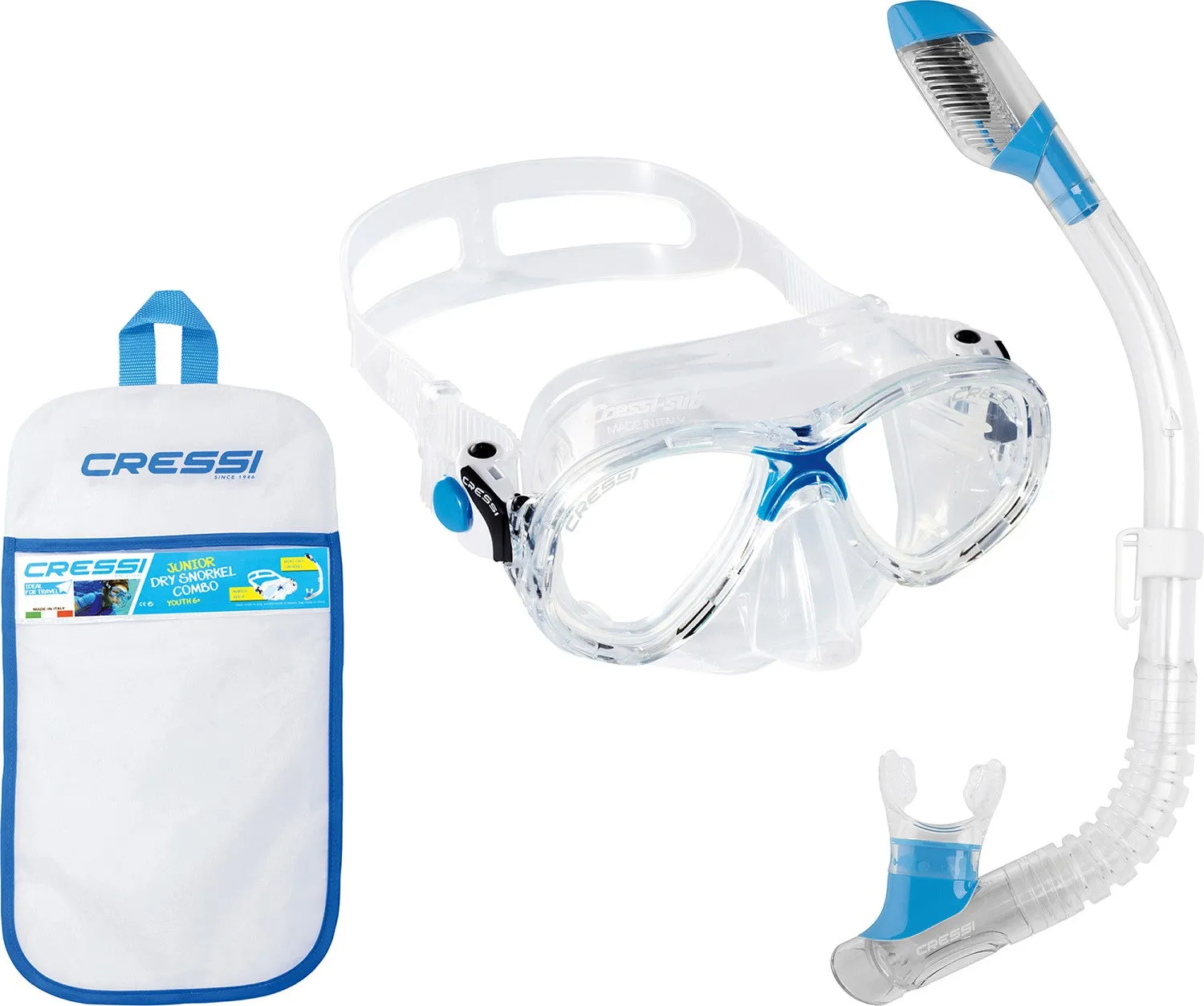 JUNIOR COMBO  SNORKEL SET MAREA JR MINI DRY -