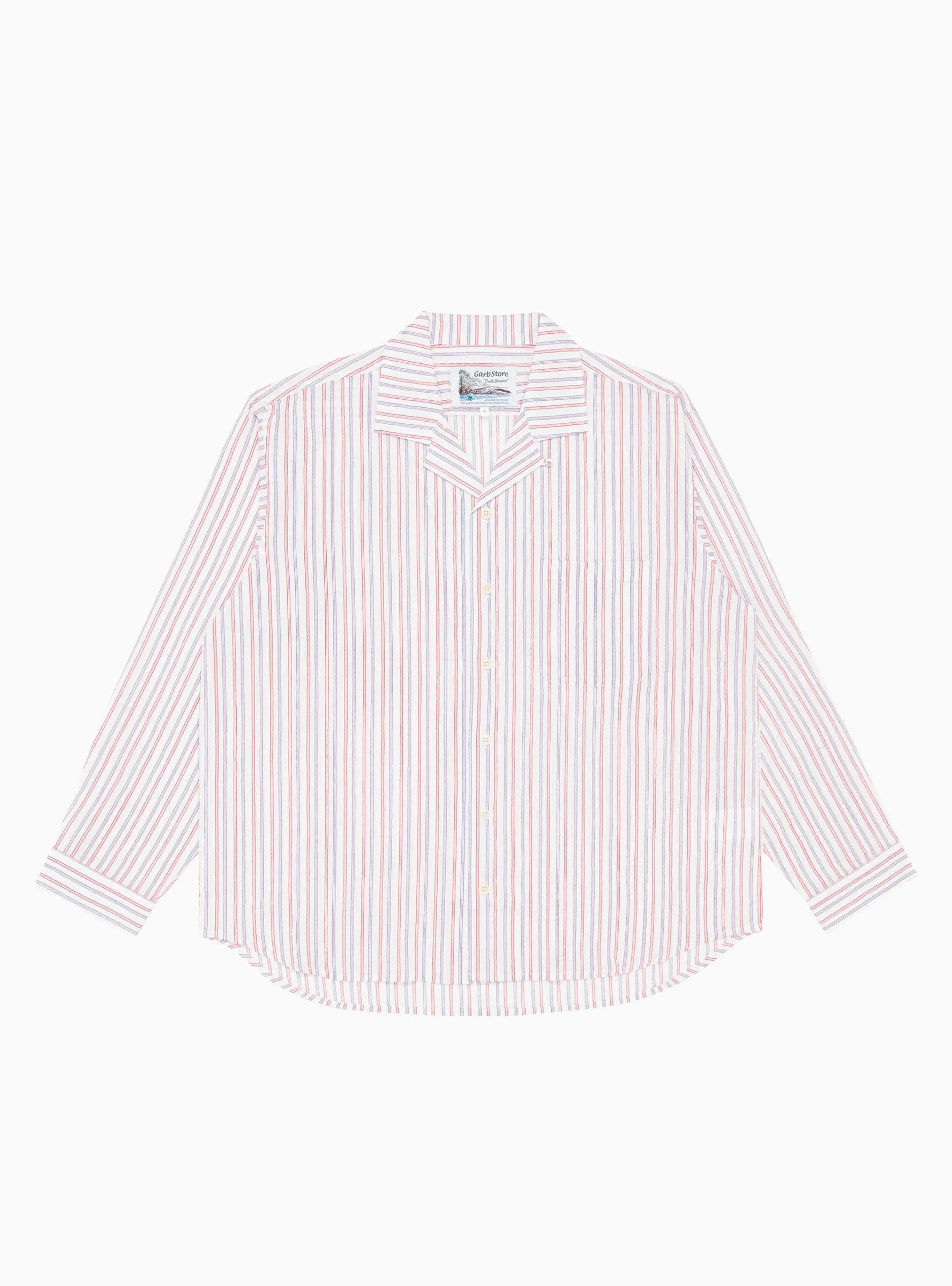 Kabana Shirt White Stripe