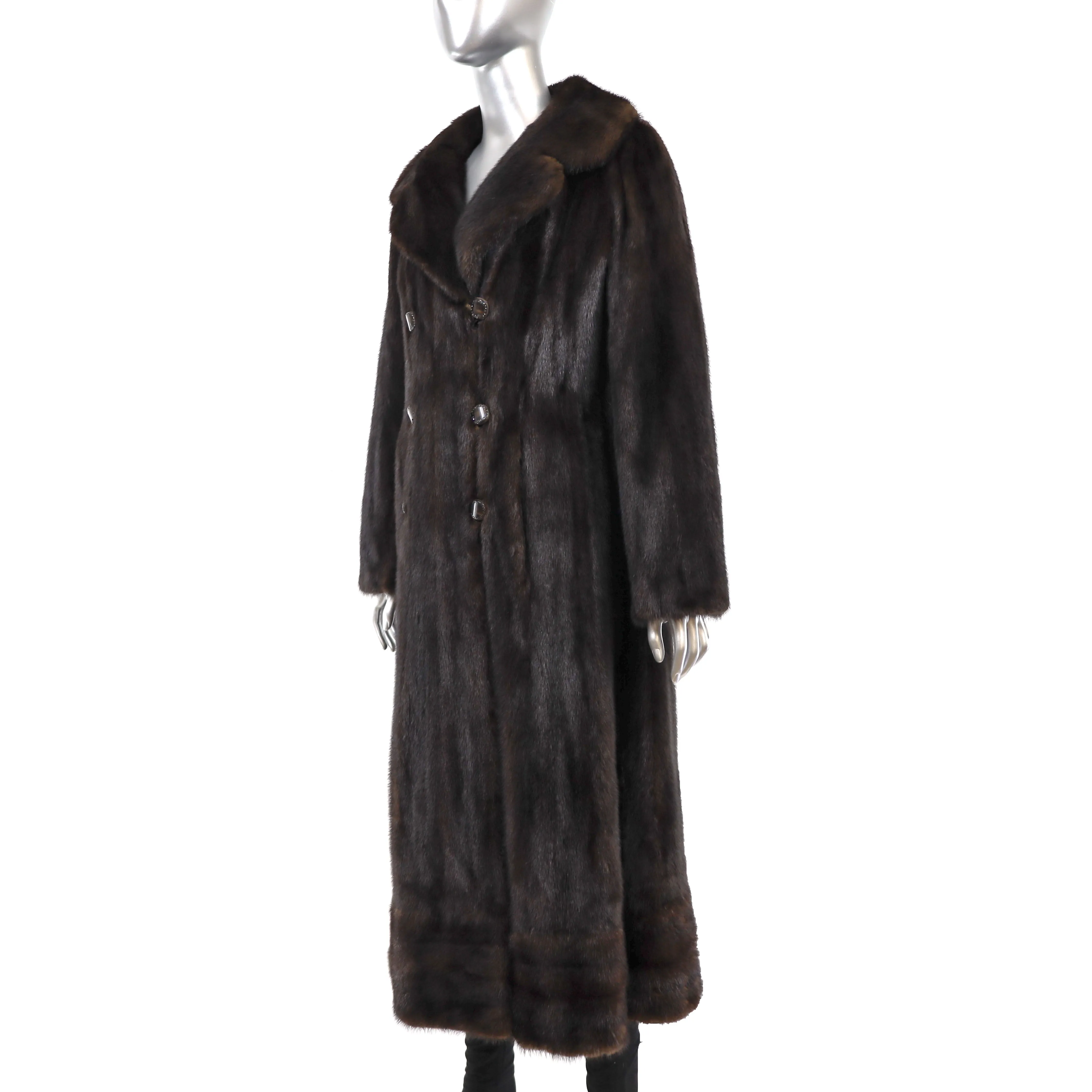 Mahogany Mink Coat- Size M