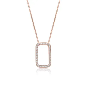 New York Pendant - Rose Gold