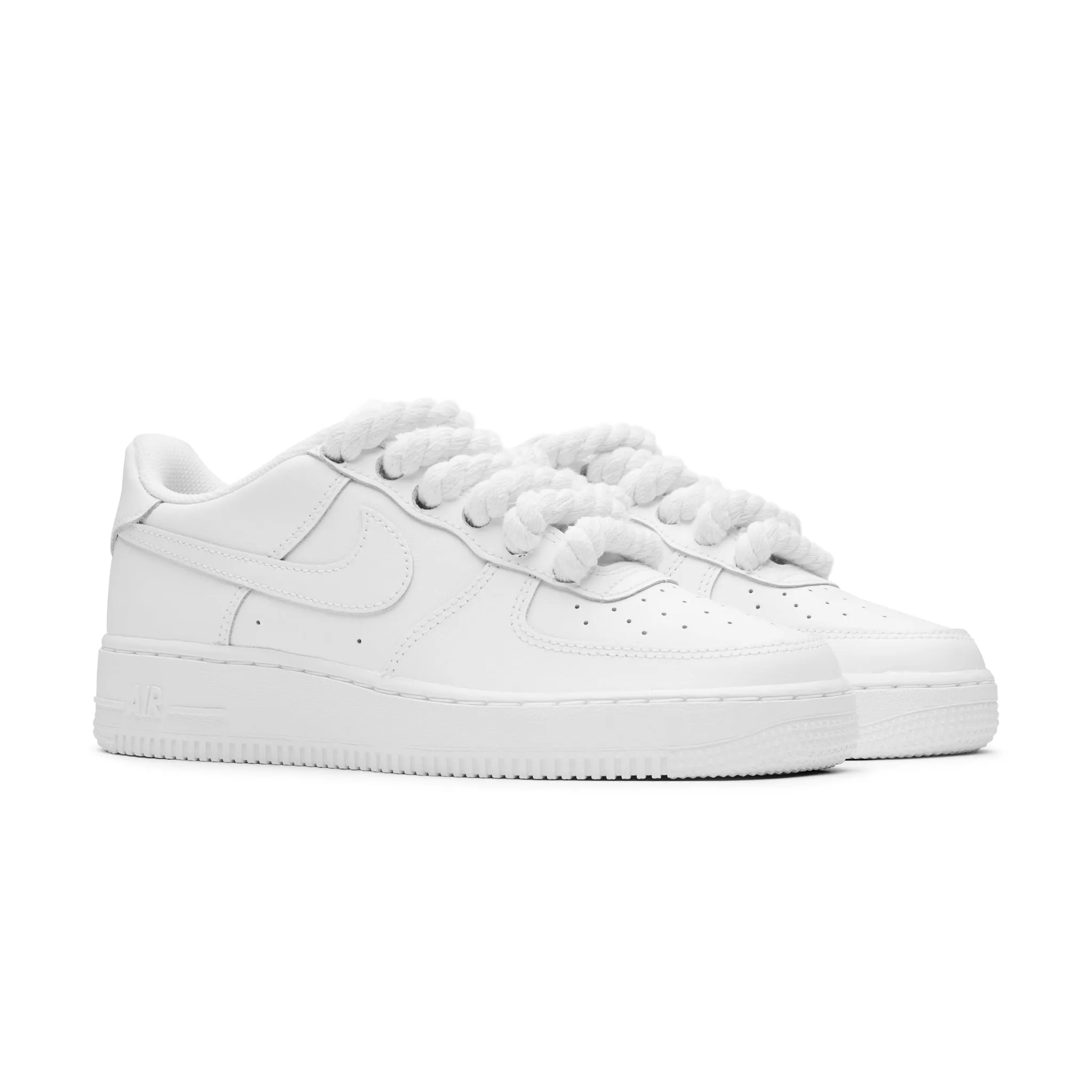 Nike Air Force 1 Low Rope Lace White (GS)